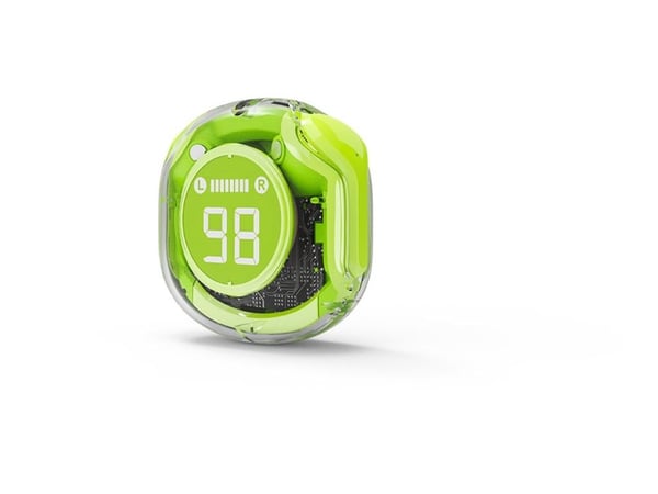 Gembird TWST-01 - True wireless-hodetelefoner med mikrofon - i øret - Bluetooth - grønn