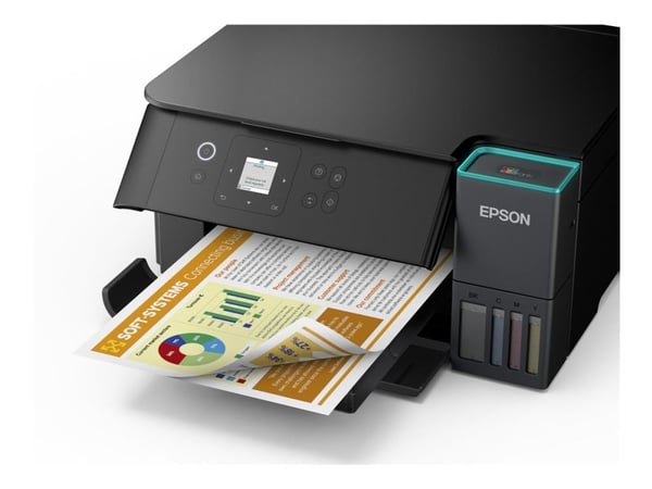 Epson EcoTank ET-2950 - Multifunksjonsskriver - farge - ink-jet - ITS - A4/Letter (medie) - opp til 15 spm (trykking) - 100 ark - Wi-Fi(ac), USB - ...