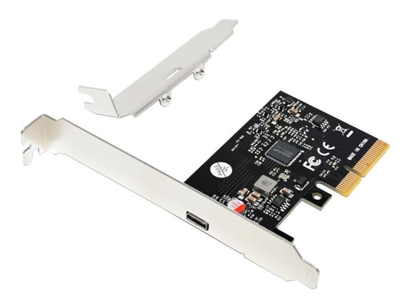 Conceptronic - USB-adapter - PCIe 3.0 x4 lav profil - USB-C 3.2 Gen 2x2 x 1 - svart