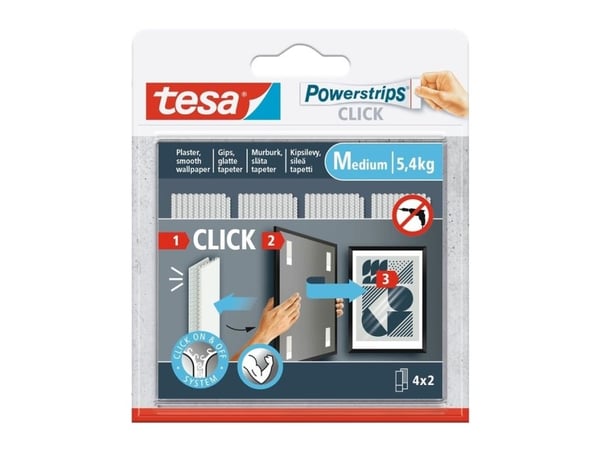 Powerstrip Tesa 77721 4 delar