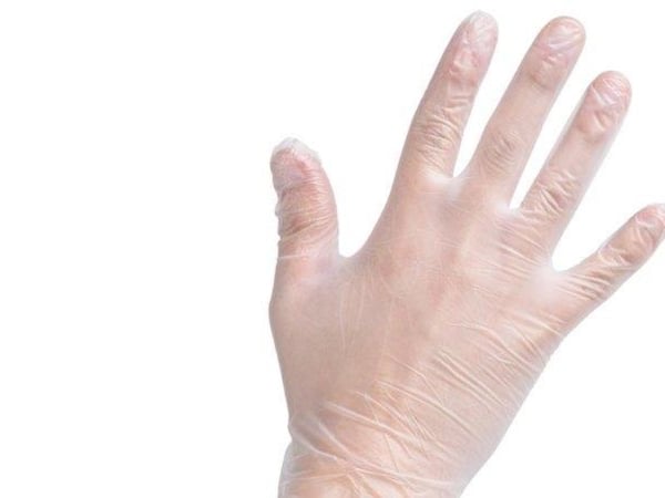 VINYL GLOVES POWDER FREE S 100PS