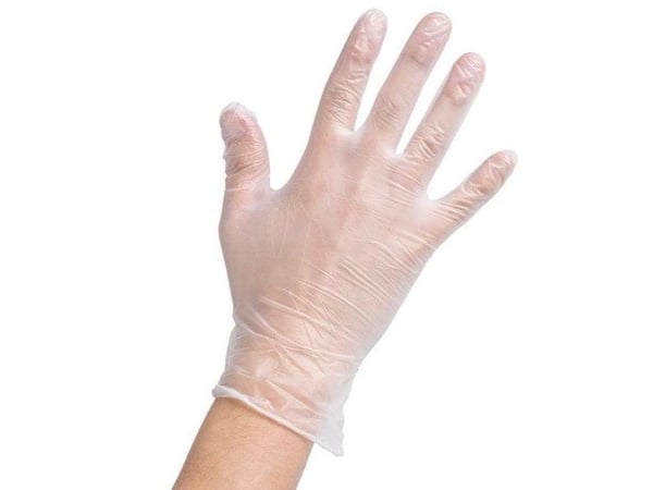VINYL GLOVES POWDER FREE L 100PS