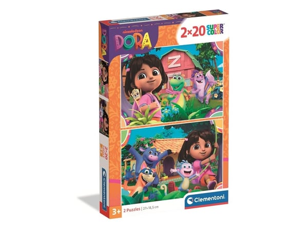 CLE puslespill 2x20 SuperKolor Dora 24827