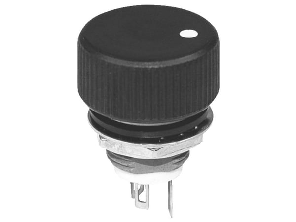 Vishay VIS P16NP103MAB1 - Drehpotentiometri 10 kOhm lineaarinen, Sort, 10000 ohm (O), 20%, 350 V, 270°, -40 - 125 °C