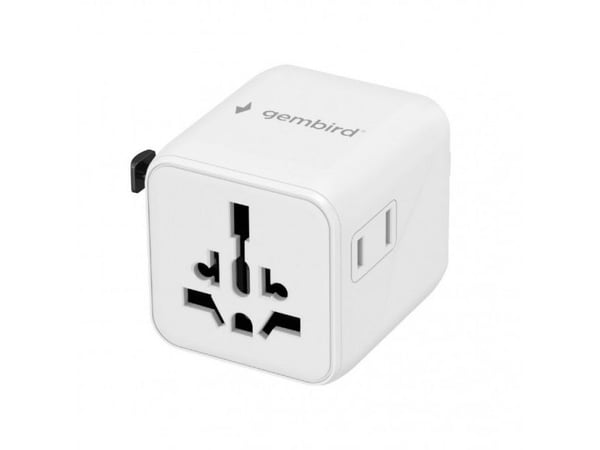 GEMBIRD Universal Travel Adapter valkoinen