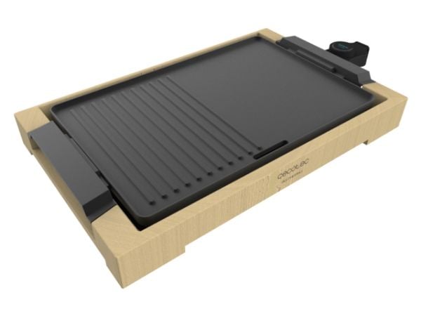 CECOTEC Elektrisk grill Tasty&amp;Grill 2000 Bamboo Black