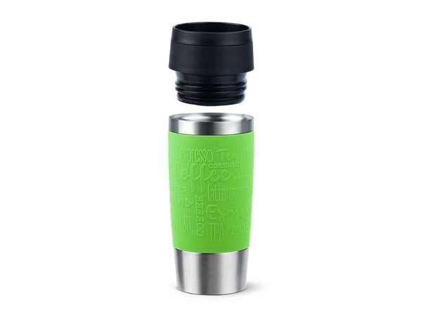 EMSA Travel Mug Classic , Grønn, Rustfritt stål, Silikon, Rustfritt stål, Polypropylen (PP), 36 ml, 8,3 cm, 200 mm