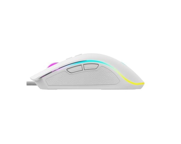 Havit MS1034, Høyre hendt, Optisk, USB Type-A, 4800 DPI, Hvit