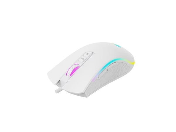 Havit MS1034, Høyre hendt, Optisk, USB Type-A, 4800 DPI, Hvit