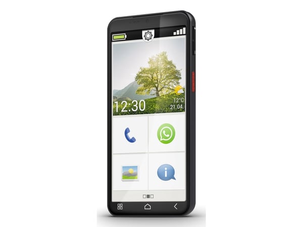Emporia emporiaSMART.7mini, 13,8 cm (5.45"), 6 GB, 128 GB, 13 MP, Android 15, Musta