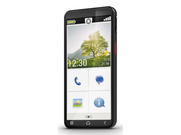 Emporia emporiaSMART.7mini, 13,8 cm (5.45"), 6 GB, 128 GB, 13 MP, Android 15, Musta
