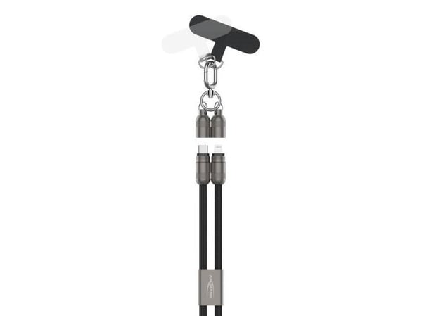 ANSMANN kaapeli USB Type-C Lightningiin 120cm / musta