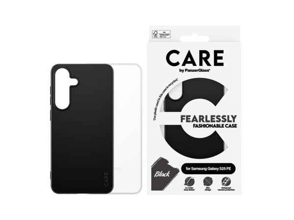 PanzerGlass CARE TPU Case black Samsung Galaxy S25 FE