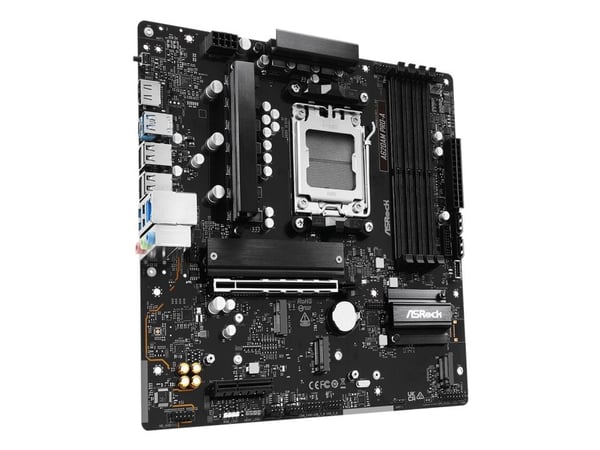 ASRock A620AM PRO-A - Hovedkort - micro ATX - Socket AM5 - AMD A620A Chipset - USB 3.2 Gen 1, USB-C 3.2 Gen 1 - 2.5 Gigabit LAN - innbygd grafikk (...