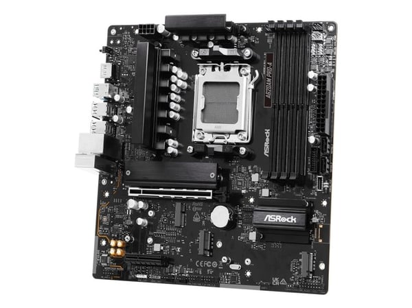 ASRock A620AM PRO-A - Hovedkort - micro ATX - Socket AM5 - AMD A620A Chipset - USB 3.2 Gen 1, USB-C 3.2 Gen 1 - 2.5 Gigabit LAN - innbygd grafikk (...