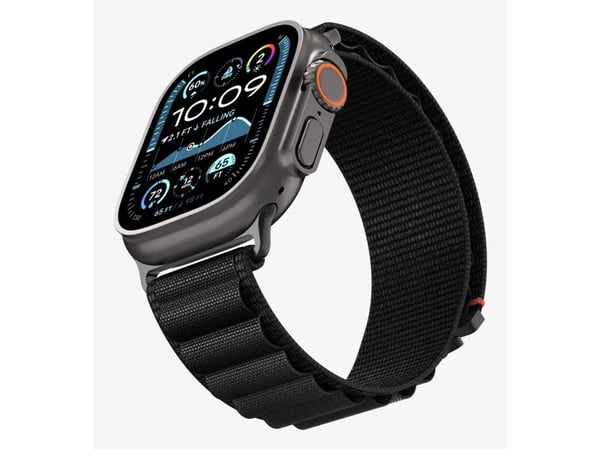 Spigen WBF1-rem til Apple Watch 6/7/8/9/10/11/SE/SE 3/Ultra 1/Ultra 2/Ultra 3 44/45/46/49 mm svart