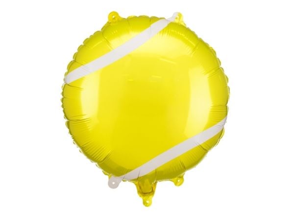 PartyDeco FB295, Ilmapallo, Kalvo, Valkoinen, Keltainen, Yksivärinen, Universaali, Pyöreä