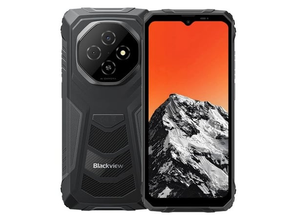Blackview FORT 1, 16,7 cm (6.56"), 4 GB, 128 GB, 16 MP, Android 15, musta