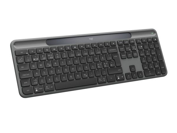 LOGITECH Slim Solar+ Keyboard Graphite - Nordic