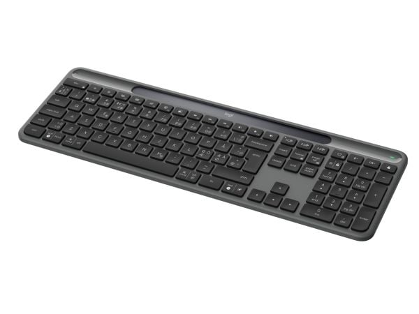 LOGITECH Slim Solar+ Keyboard Graphite - Nordic