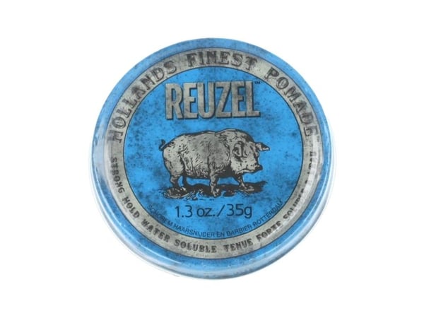 REUZEL Hollands Finest Pomade firmly fixing vannbasert blå 35 g
