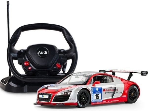 Rastar Audi R8 with Steering wheel controller, Sportbil, 1:14, 6 År, 710 g