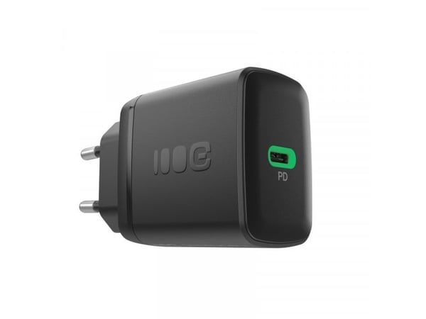 Greencell PowerSource Solo30 Black 30W USB-C Power Delivery vegglader