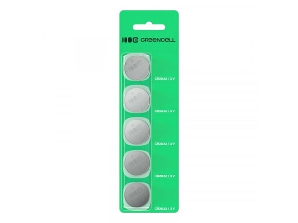 Knappcellebatterier 5 stk CR2032