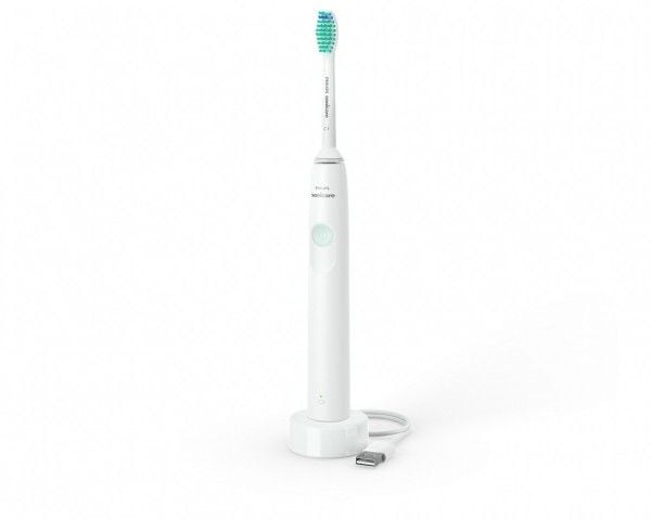 Philips 1100 Series HX3641/11 Sonic elektrisk tannbørste, Voksen, Sonik tannbørste, Daglig stell, Mynte, 2 min, Batteri