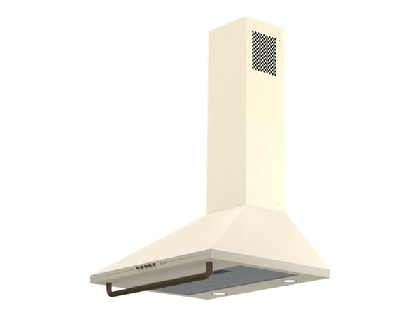 Gorenje WHC63CLI - Panser - røykkanal - bredde: 60 cm - dybde: 50 cm - ekstraksjon og resirkulasjon (-) - elfenben