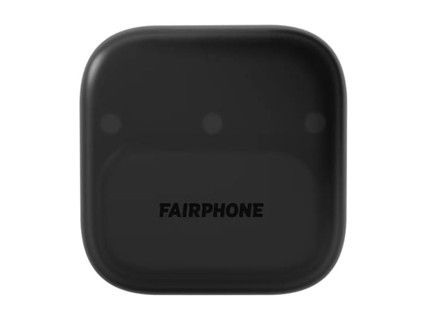 Fairphone Fairbuds - True wireless-hörlurar med mikrofon - inuti örat - Bluetooth - aktiv brusradering - svart