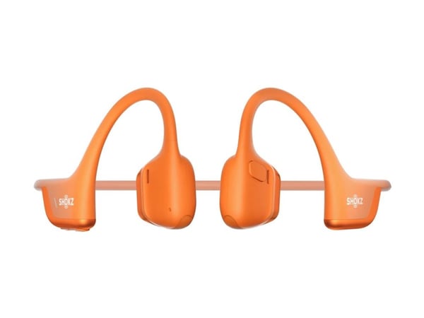 SHOKZ OpenRun Pro 2 - Hodetelefoner med mikrofon - åpent øre - bak-nakken-montering - Bluetooth - trådløs - oransje