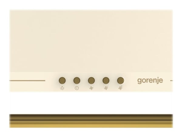 Gorenje WHC63CLI - Panser - røykkanal - bredde: 60 cm - dybde: 50 cm - ekstraksjon og resirkulasjon (-) - elfenben