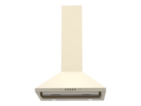 Gorenje WHC63CLI - Panser - røykkanal - bredde: 60 cm - dybde: 50 cm - ekstraksjon og resirkulasjon (-) - elfenben
