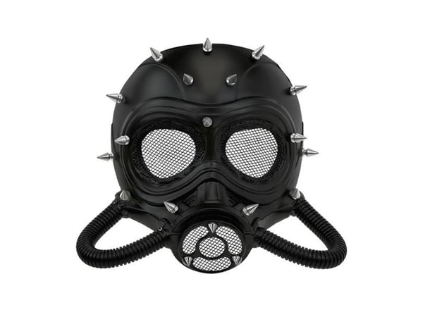 Gasmaske med nitter