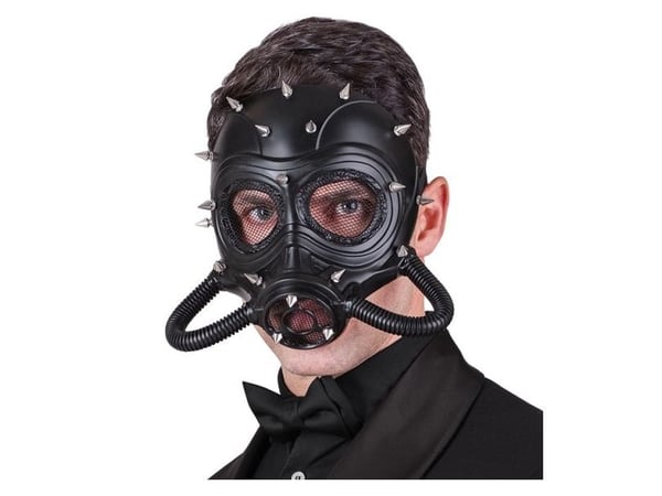 Gasmaske med nitter