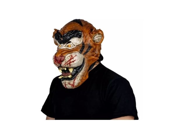 Blodig tiger maske
