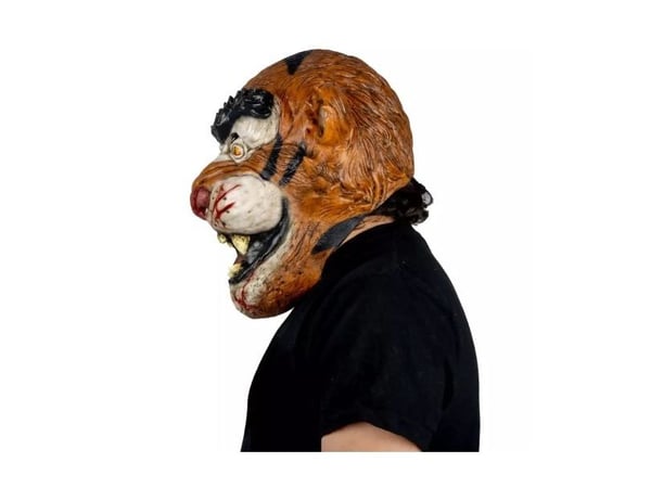 Blodig tiger maske