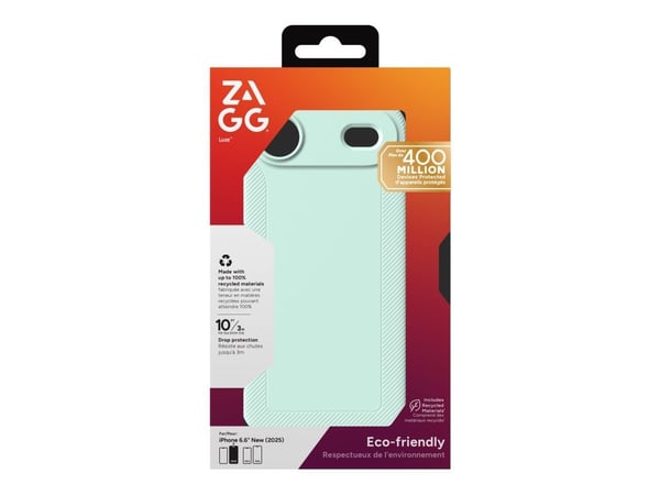 ZAGG Luxe Snap, Suojus, Apple, iPhone 17 Air, 16,5 cm (6.5"), Mintunvärinen