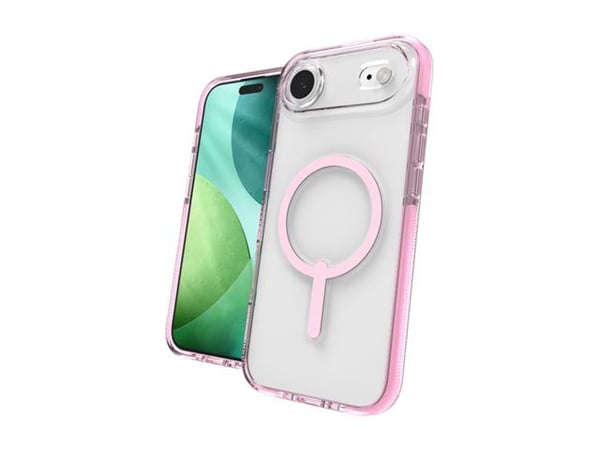 Zagg Santa Cruz Snap - Baksidedeksel for mobiltelefon - MagSafe-samsvar - rosa sorbet - for Apple iPhone Air