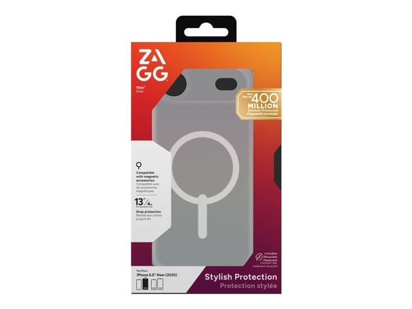 ZAGG Milan Snap, Suojus, Apple, iPhone 17 Air, 16,5 cm (6.5"), Monivärinen