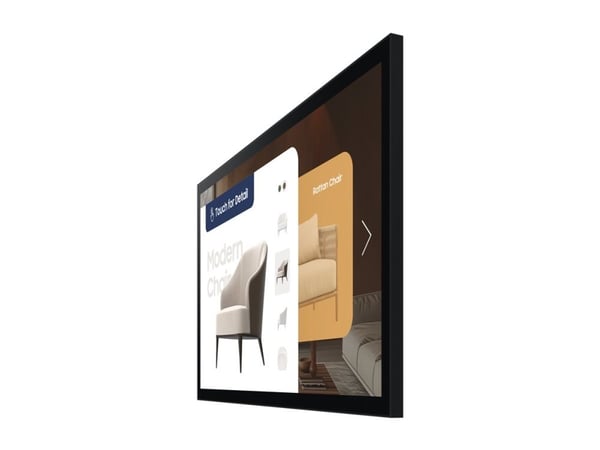 Samsung QM32C-T - 32" Diagonalklasse QMC-T Series LED-bakgrunnsbelyst LCD-skjerm - interaktiv digital skilting - med pekeskjerm (multiberørings) - ...