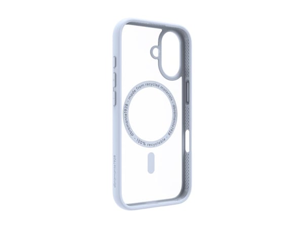 dbramante1928 Grenen - Baksidedeksel for mobiltelefon - MagSafe-samsvar - plastikk - himmelblå, gjennomsiktig - for Apple iPhone 17