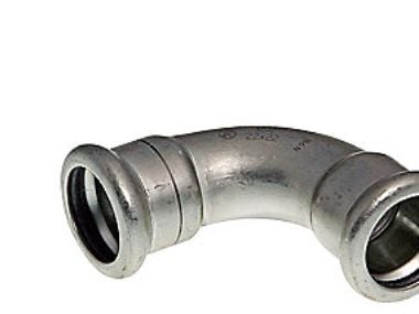 VSH XPress 90° bend 22 mm RF 304 muffe/muffe