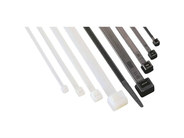 Täyskaapeli 90140-100 PA T2-20 Kaapelinside 100 mm 2,5 mm Musta UV-stabiloitu 100 kpl 100 kpl