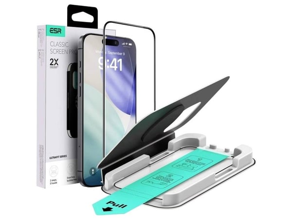 ESR skjermbeskyttelsesglass til Apple iPhone 17, iPhone 16 Pro 1 stk (1D87800301)
