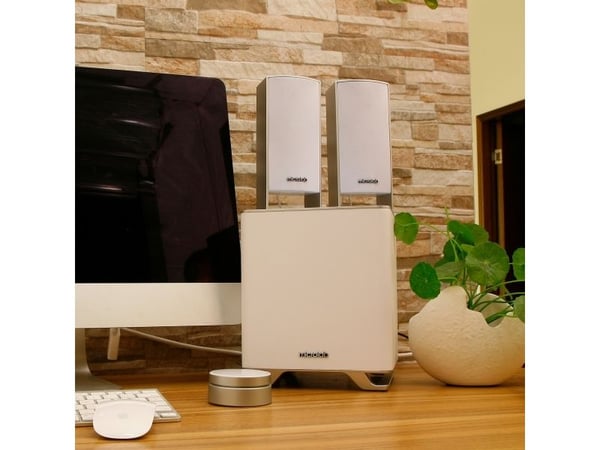 Microlab M-600BT, 2.1 kanaler, Trådløs, 40 W, 40 - 20000 Hz, Hvit
