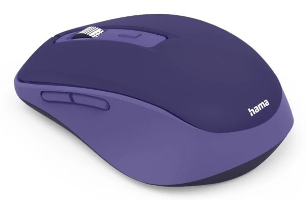 Hama WM-450, Høyre hendt, Optisk, RF trådløs + Bluetooth, 1600 DPI, Blå