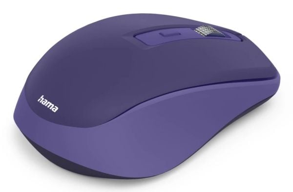 Hama WM-450, Høyre hendt, Optisk, RF trådløs + Bluetooth, 1600 DPI, Blå