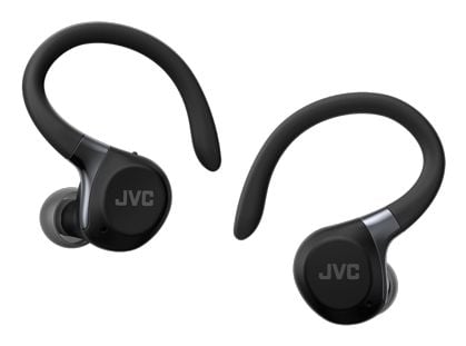 JVC HA-EC75T - True wireless-hodetelefoner med mikrofon - i øret - over-øret-montering - Bluetooth - aktiv støydemping